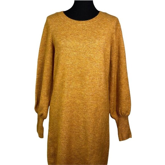 Vero Moda Women's Simone Long Blouson Sleeve Sweater Dress SZ M - Picture 3 of 9